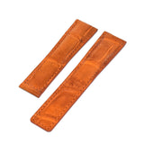 Bracelet crocodile 20/18 mm pour la boucle déployante BREITLING et TAG Heuer