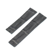 Bracelet crocodile 20/18 mm pour la boucle déployante BREITLING et TAG Heuer