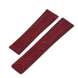 Bracelet crocodile 20/18 mm pour la boucle déployante BREITLING et TAG Heuer