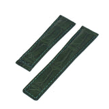 Bracelet crocodile 20/18 mm pour la boucle déployante BREITLING et TAG Heuer