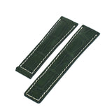 Bracelet crocodile 20/18 mm pour la boucle déployante BREITLING et TAG Heuer