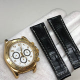 20/16 mm Crocodile strap pour ROLEX Daytona 16518