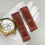 20/16 mm Crocodile strap pour ROLEX Daytona 16518