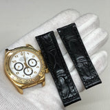 20/16 mm Crocodile strap pour ROLEX Daytona 16518