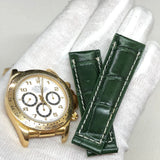20/16 mm Crocodile strap pour ROLEX Daytona 16518