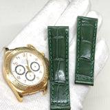 20/16 mm Crocodile strap pour ROLEX Daytona 16518