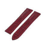 20/18 mm Crocodile strap for OMEGA folding clasp