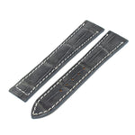 19/16 mm Crocodile strap for OMEGA folding clasp