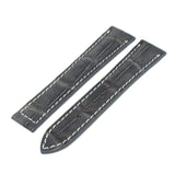 19/16 mm Crocodile strap for OMEGA folding clasp