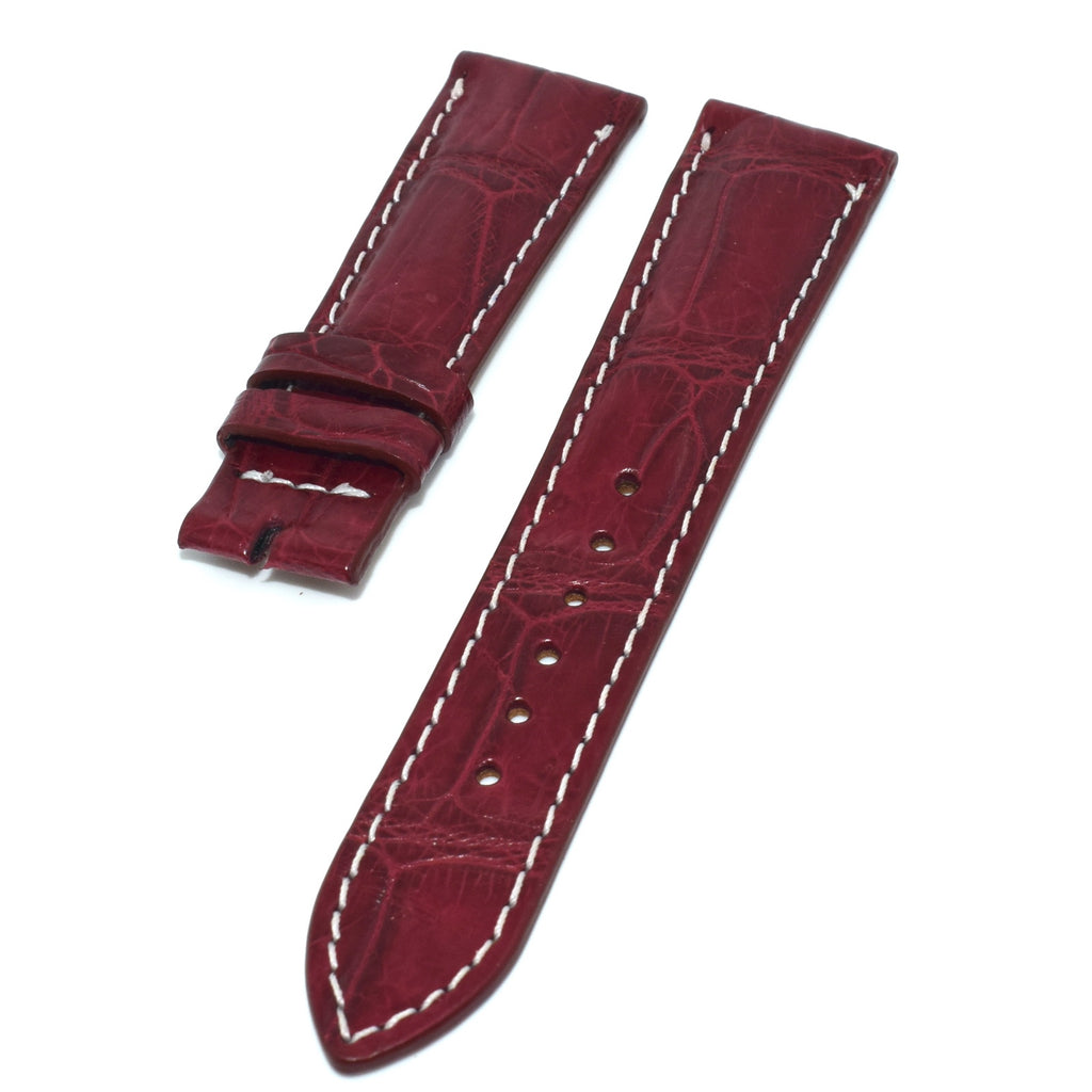 Bracelet Zenith En Cuir Noir 17mm - Pour Montre Zenith - Occasion Très Bon État