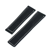 Bracelet crocodile 20/18 mm pour la boucle déployante BREITLING et TAG Heuer