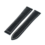 20/18 mm Crocodile strap for OMEGA folding clasp