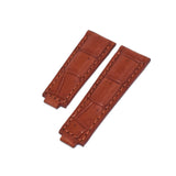 Bracelet crocodile 20/16 mm pour la boucle ROLEX