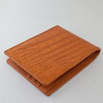 Portefeuille Cuir Crocodile 12x9 cm