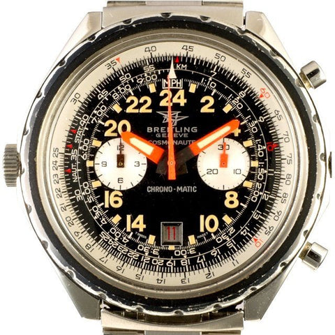 Breitling Navitimer Chrono-Matic Cosmonaut 24h Dial 1972 FULL-SET