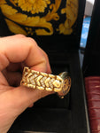 GIANNI VERSACE 18K Yellow Gold Factory Diamonds Medusa Limited Edition