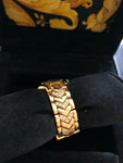 GIANNI VERSACE 18K Yellow Gold Factory Diamonds Medusa Limited Edition