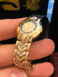 GIANNI VERSACE 18K Yellow Gold Factory Diamonds Medusa Limited Edition