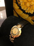 GIANNI VERSACE 18K Yellow Gold Factory Diamonds Medusa Limited Edition