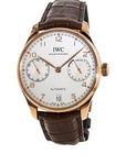 IWC Portuguese 7 days Automatic18K Rose Gold Ref. IW500701 Box & Papers